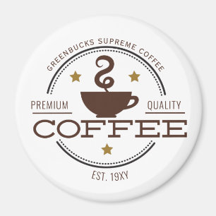 コーヒービジネスロゴ マグネット