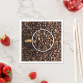 コーヒービーンズ紙ナプキン スタンダードカクテルナプキン (インサイチュ)