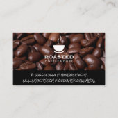 コーヒービーンズ | コーヒーカップロゴ 名刺 (正面)