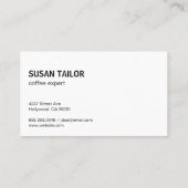 コーヒービーンズ | コーヒーショップ ロイヤリティカード (裏面)