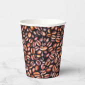 コーヒービーンペンシルスケッチパタ素朴ーン 紙コップ (右)