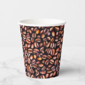 コーヒービーンペンシルスケッチパタ素朴ーン 紙コップ (正面)