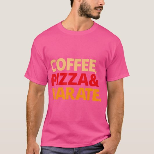 コーヒーピザ空手 Tシャツ (正面)