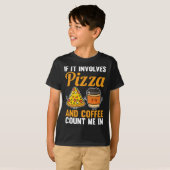 コーヒーピザ Tシャツ (正面フル)