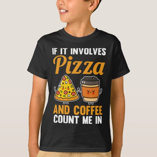 コーヒーピザ Tシャツ (正面)
