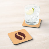 コーヒーファンキー豆 コースター (右側)