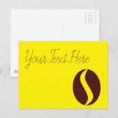 コーヒーファンキー豆 ポストカード (正面/裏面)