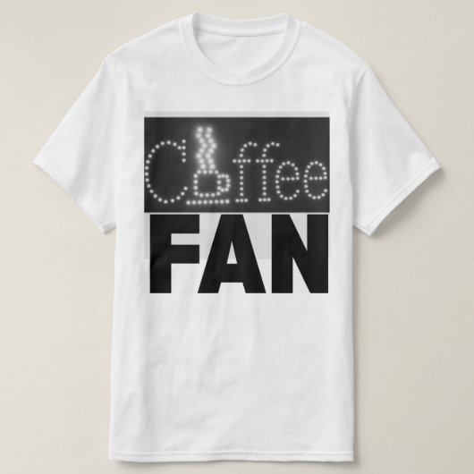 コーヒーファン Tシャツ (デザイン正面)