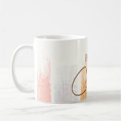 コーヒーファーストおもしろいボホウォーター色 コーヒーマグカップ (左)