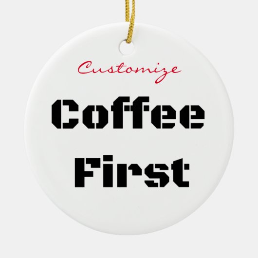 コーヒーファーストサンダー_コーブ セラミックオーナメント (正面)