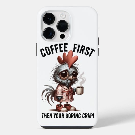 コーヒーファーストミーム iPhoneケース (裏面)
