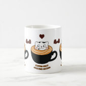 コーヒーファースト大人になるのはセコンド かわいい猫のコーヒーマグ コーヒーマグカップ (中央)