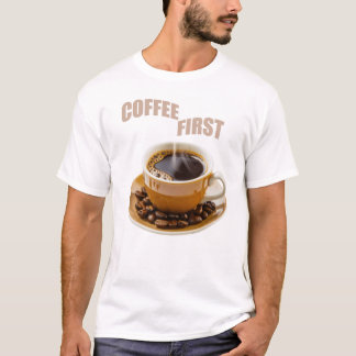 コーヒーファースト グラフィック メンズTシャツ Tシャツ