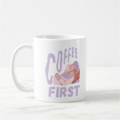 コーヒーファースト、コおもしろいーヒー愛好家 コーヒーマグカップ (左)
