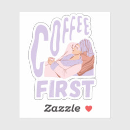 コーヒーファースト、コおもしろいーヒー愛好家 シール