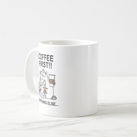 コーヒーファースト!! コーヒーマグカップ (正面左)