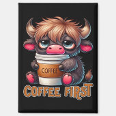 コーヒーファースト コーヒー愛好家ギフト マグネット (正面)