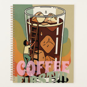 コーヒーファースト – レトロアイスコーヒアート プランナー手帳