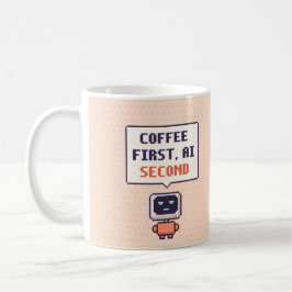 コーヒーファースト AIセカンド 楽しいAIピクセルマグ コーヒーマグカップ