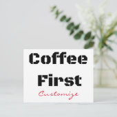 コーヒーファーストThunder_Cove ポストカード (スタンド正面)