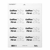 コーヒーファーストThunder_Cove ラベル (フルシート)