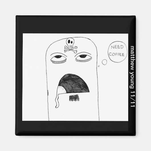 コーヒーフィエンド磁石 マグネット (正面)