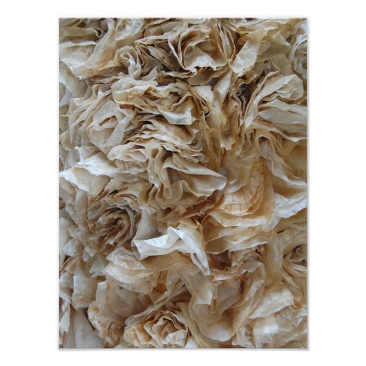 コーヒーフィルター繊維アート フォトプリント            (正面)