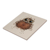 コーヒーフクロウのセラミックタイル タイル (側面)