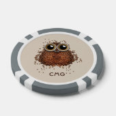 コーヒーフクロウカスタムムトランプのポーカーチップ ポーカーチップ (シングル)