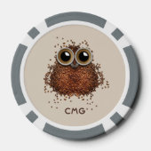 コーヒーフクロウカスタムムトランプのポーカーチップ ポーカーチップ (裏面)