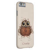 コーヒーフクロウ名前をカスタムするの電話箱 Case-Mate iPhoneケース (裏面/右)