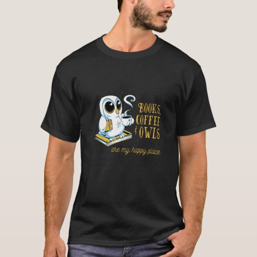 コーヒーフクロウ読ズ Tシャツ (正面)