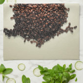 コーヒーフクロウ キッチンタオル (折り畳み)