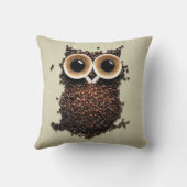 コーヒーフクロウ クッション (裏面)