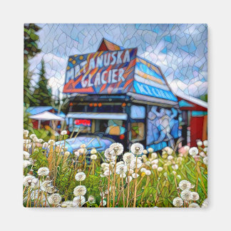 コーヒーフードトラック磁石 マグネット