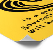 コーヒーフールポスタおもしろいーサイン ポスター (角)