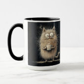コーヒーブァ猫 マグカップ (左)