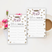 コーヒーブウブライダルシャワーどこで我々はゲーム