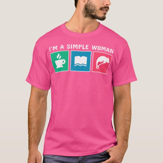 コーヒーブックとカメレオンペット Tシャツ (正面)