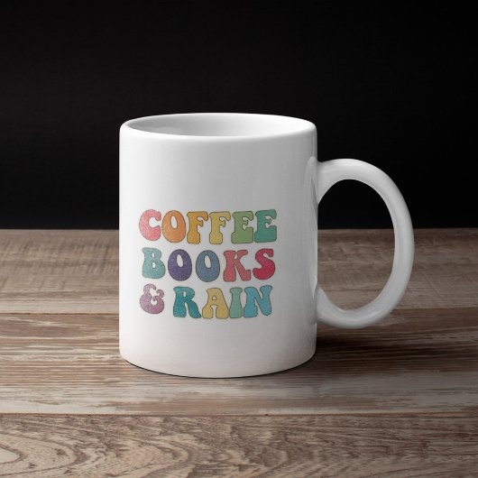 コーヒーブックと雨 コーヒーマグカップ