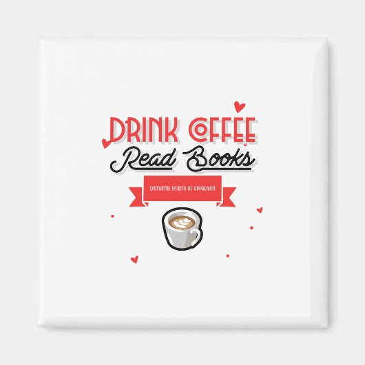 コーヒーブックを読取り外しシステムを飲む マグネット (正面)