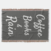 コーヒーブックス&レインブカッコいいック愛好家 スローブランケット (正面)