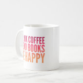 コーヒーブックハピネスCoffee Mug コーヒーマグカップ (正面左)