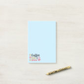 コーヒーブック雪 ポストイット (デスク上)