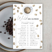 コーヒーブライダルシャワーは彼女はむしろゲームをする