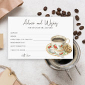 コーヒーブライダルシャワーアドバイスと願い 便箋