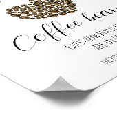 コーヒーブライダルシャワーゲームポスター ポスター (角)