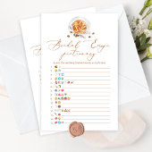 コーヒーブライダルシャワー絵文字ゲーム