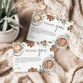 コーヒーブライダルシャワー – 愛が醸造ありがとう サンキューカード