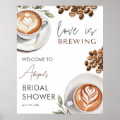 コーヒーブライダルシャワー- 16x20へようこそ ポスター (正面)